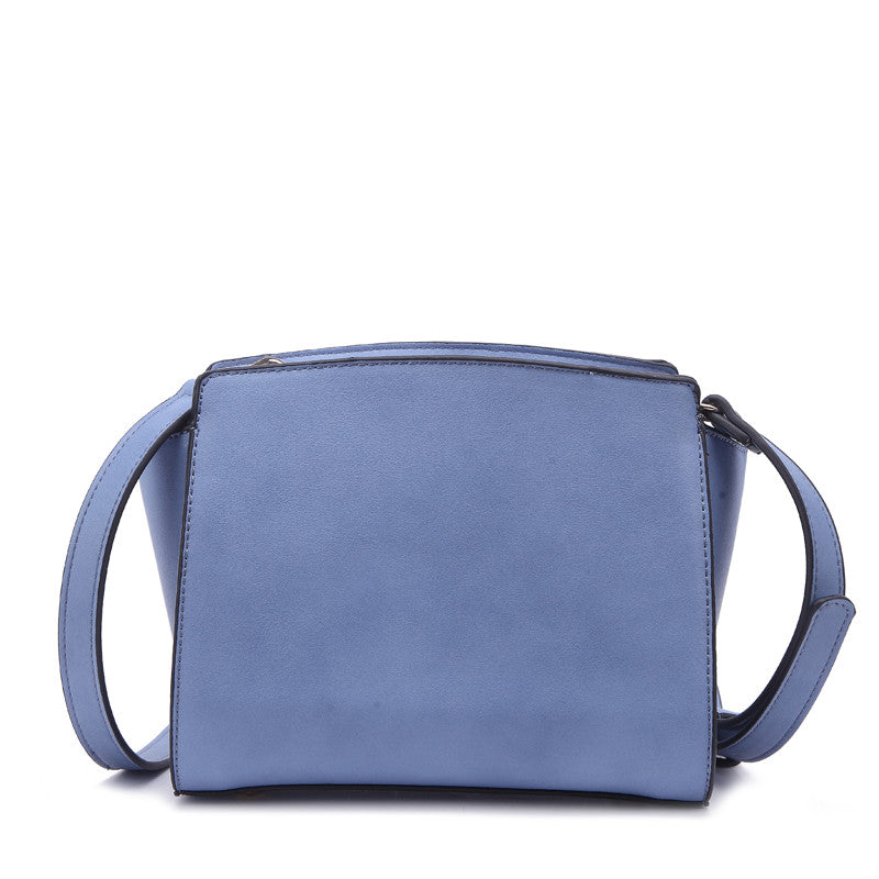 Zeneve London C212 plush toned crossbody-Blue