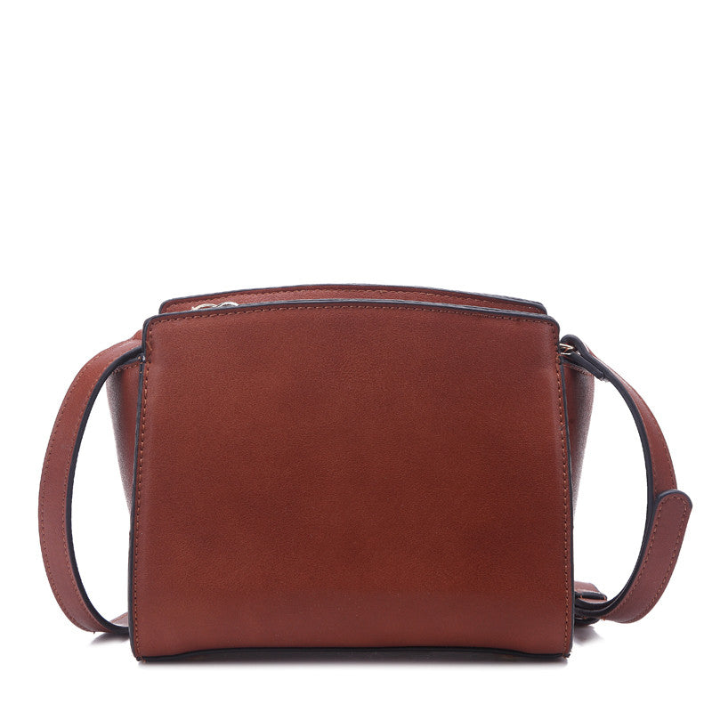 Zeneve London C213 plush toned crossbody-Brown