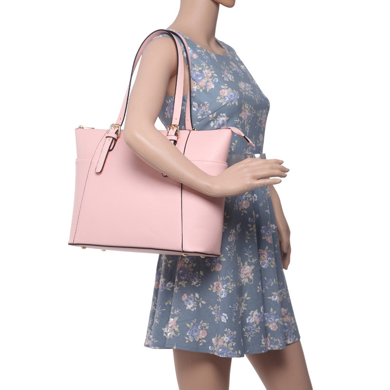 Zeneve London T243 work to weekend tote-Pink