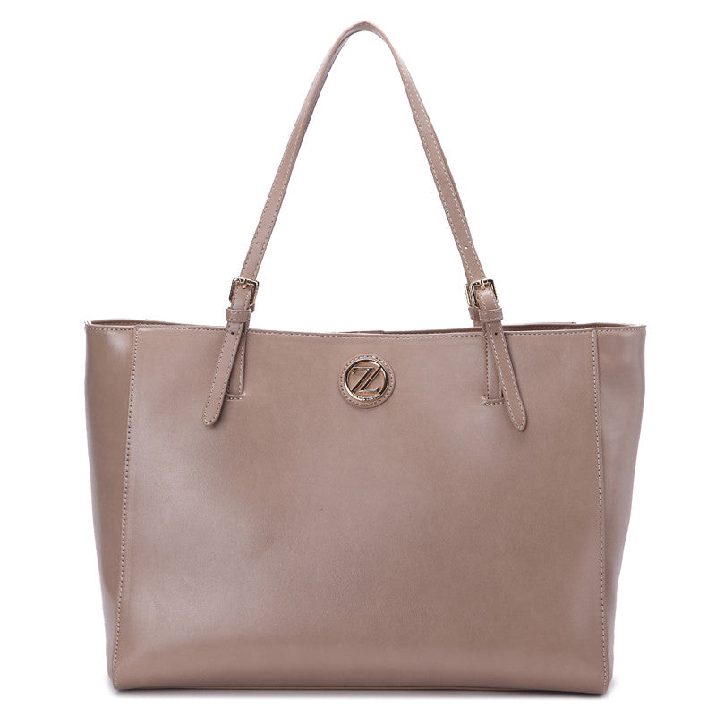 Zeneve London T221 Classic Tote-Beige