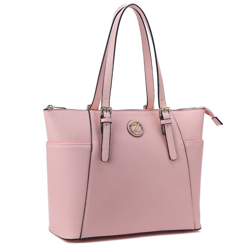 Zeneve London T243 work to weekend tote-Pink