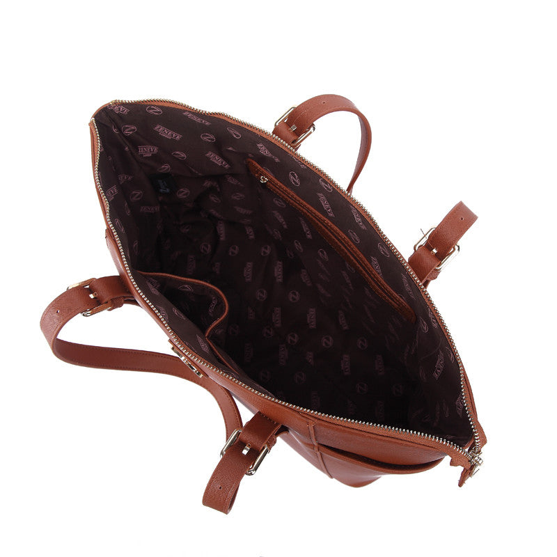 Zeneve London T242 work to weekend-Brown