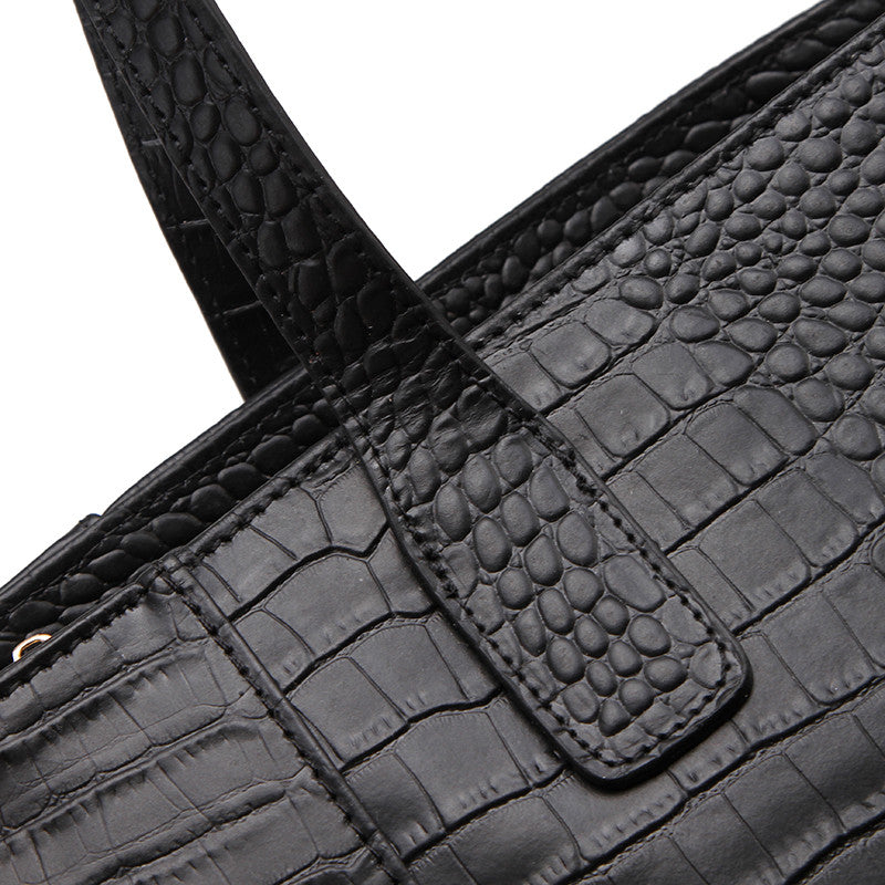 ZENEVE LONDON Womens Black Leather Bag - LT1BL