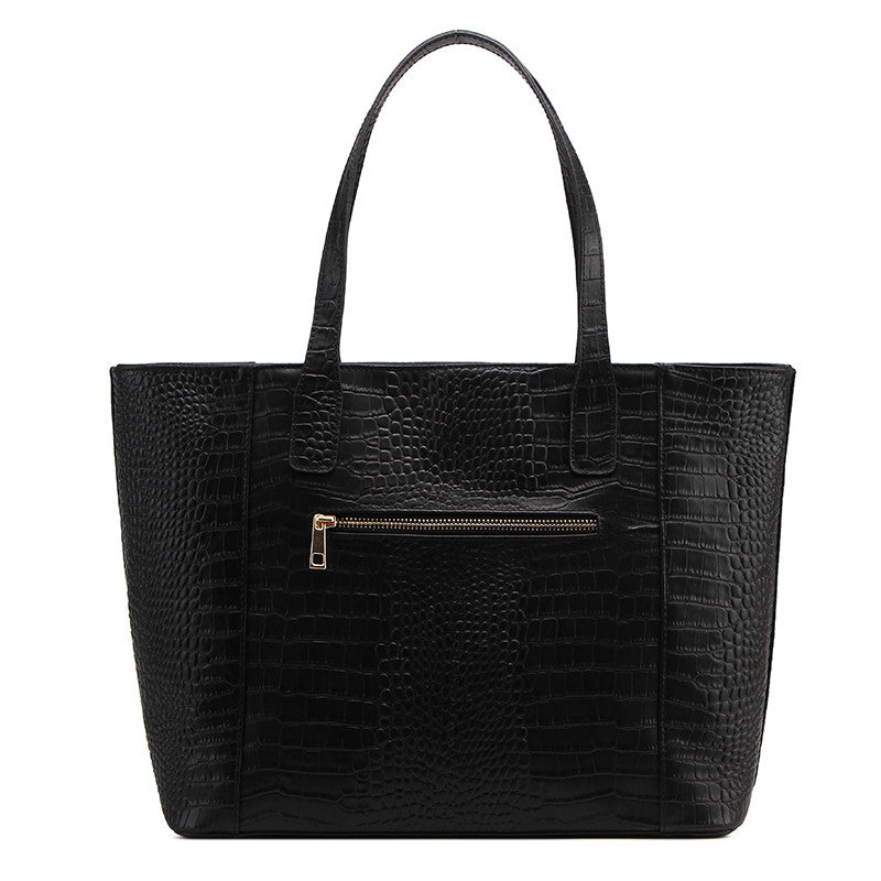 ZENEVE LONDON Womens Black Leather Bag - LT1BL