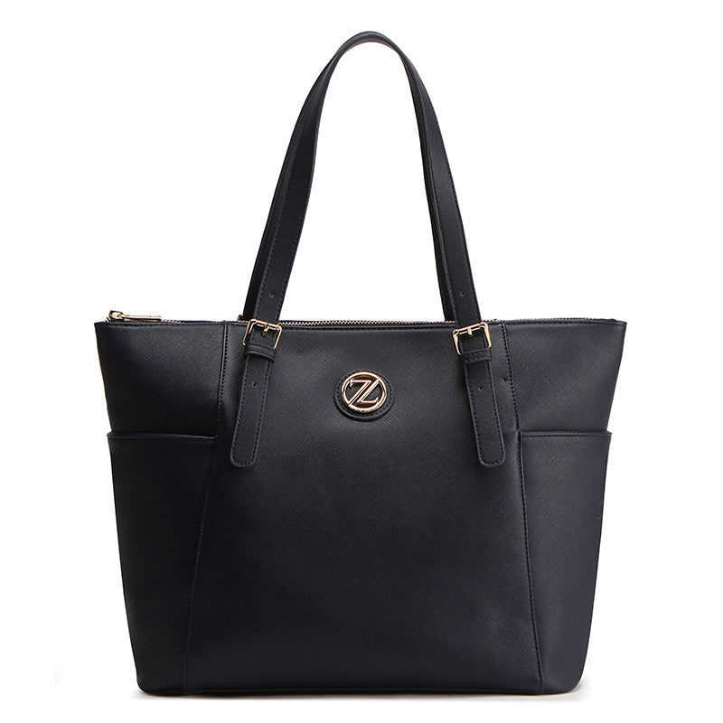 ZENEVE LONDON Womens Core Blue Tote Bag - T10BL
