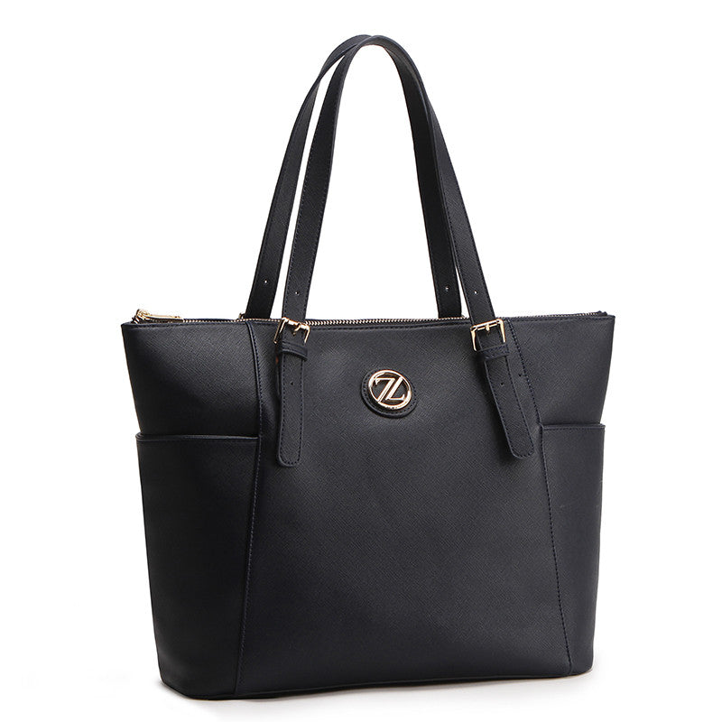 ZENEVE LONDON Womens Core Blue Tote Bag - T10BL